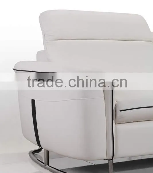 Turkish Stainless Steel Frame Leather Sofa Furniture 2016 photo-5