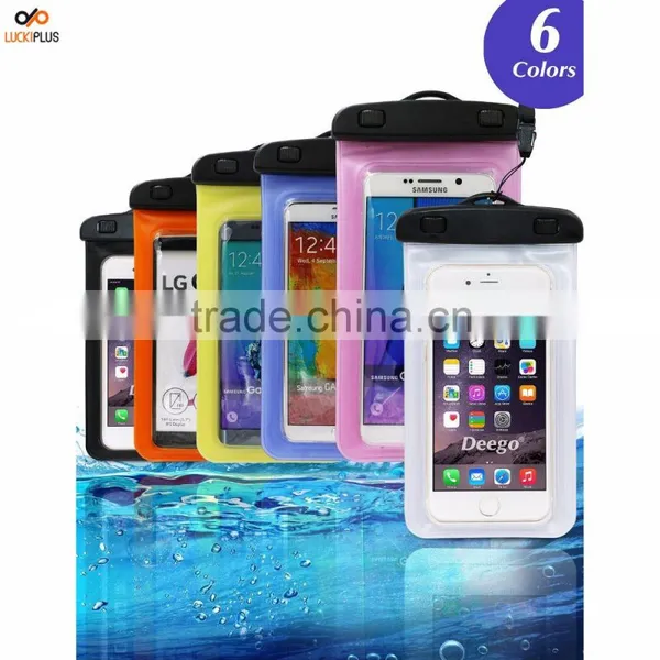 Luckiplus Travel Sport Swimming Phone Bag Waterproof, Snowproof, Dirtproof Case Bag for Phone Orange photo-3