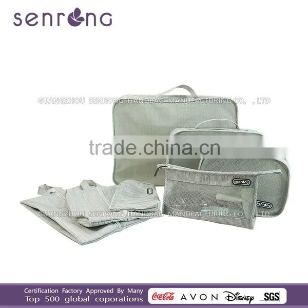 Custom All Kinds of Packing Cubes/Travel Cube Organizer Leather Travel Bag