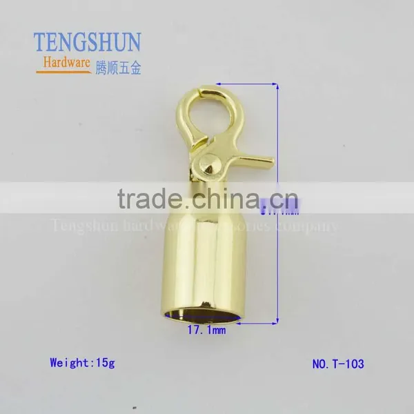 fasional metel snap hook for purse new style metel accessories for bags free samples