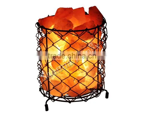 Wrought Iron Salt Basket Cylinder