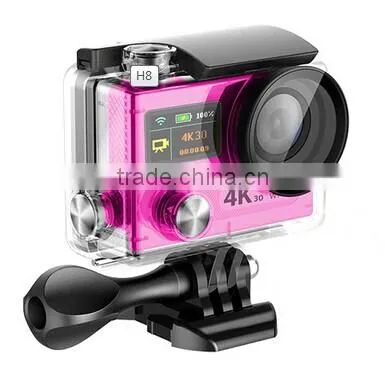 Dual Screen 4K 30fps Wifi Sport Camera 4k Action Camera With Waterproof Housing Case and Remote Controller Quality Choice photo-2