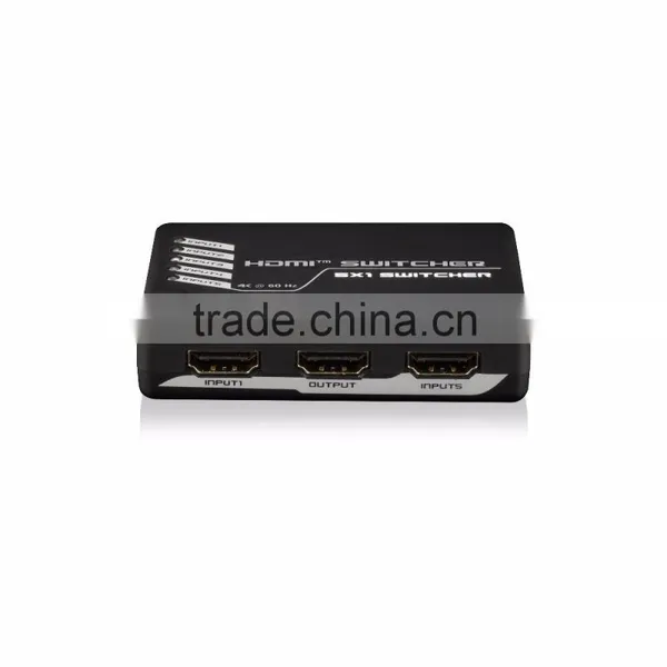 Electronics 5 Port Hdmi Switch V2.0 5x1 Hdmi Switch Support 4kx2k@60Hz Made in China photo-3