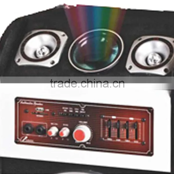 2.0 Karaoke Subwoofer Speaker With Beautiful Laser Light Professional Active Stage Speaker photo-2