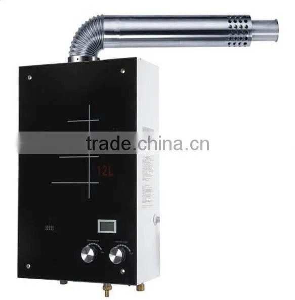 Balanced Exhaust Gas Water Heater With Double Pipe