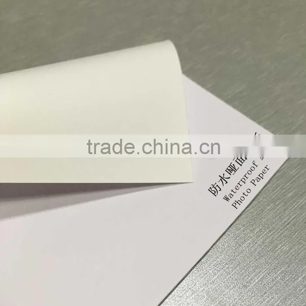 Wholesale 260g RC Waterproof Matt Photo Paper Roll for Inkjet Printing photo-2