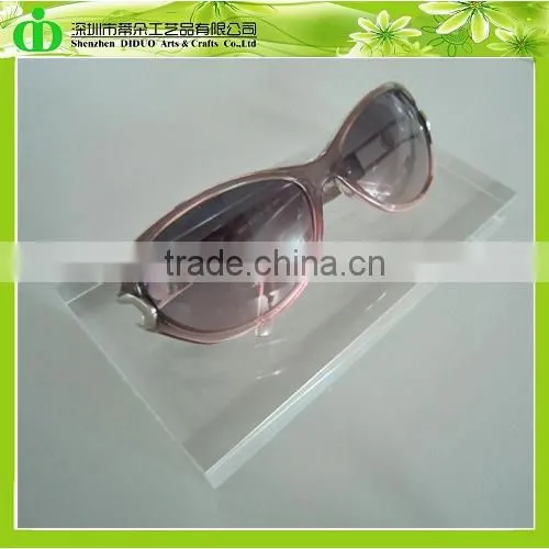 DDU-0011 ISO9001 Chinese Factory Wholesale SGS Test Crystal Clear Display Sunglasses photo-5