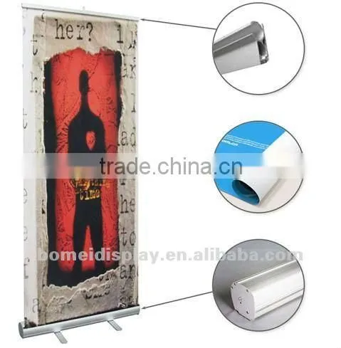 Portable Advertising Aluminum Roll up Screen, Roll up Standees With Feets, Roll up Banner photo-5