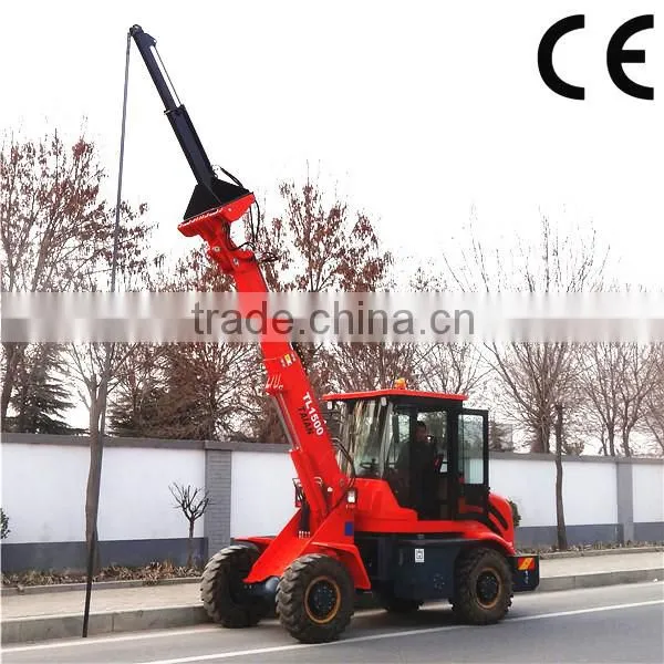 Multifunction Small Wheel Loader TL1500 Telescopic Loader With 50HP Engine photo-4
