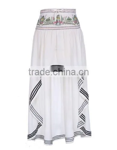 New Stylish Lady Women's Fashion Leisure Beach Sexy Irregular Length Chiffon Skirt photo-2