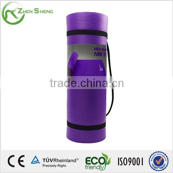 ZHENSHENG Thick Nbr Yoga Mat With Carry Strap photo-2