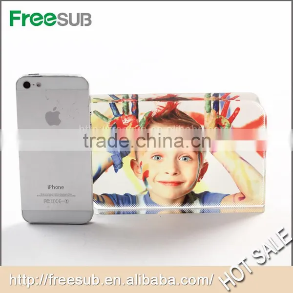 Hotsale L150*H100*W20mm Smooth Angle Square Blank Sublimation 3d Photo Crystal photo-2