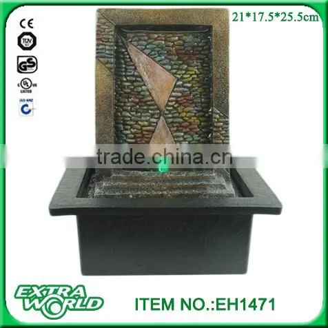 Soothing Rock Falls Tabletop Mini Wall Watefall Fountain photo-2