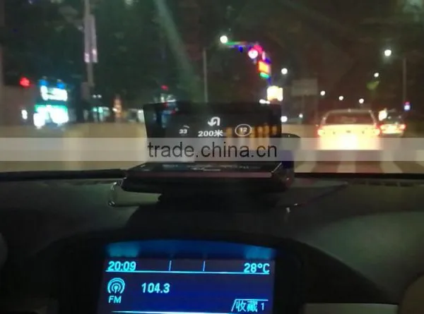 HUD Smart Phone Cradles Head up Display Safe Drive for GPS Navigation Reflect to the Mirror photo-4