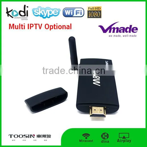 MINI Cheapest Donggle Android M85 Full HD Media Player Quad Core Android TV Dongle Smart TV Set Top Box photo-6