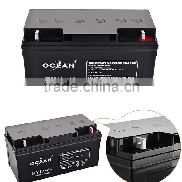 Electrical 100% Pre-test Large Current 12V 65ah Battery Solar 12v photo-4