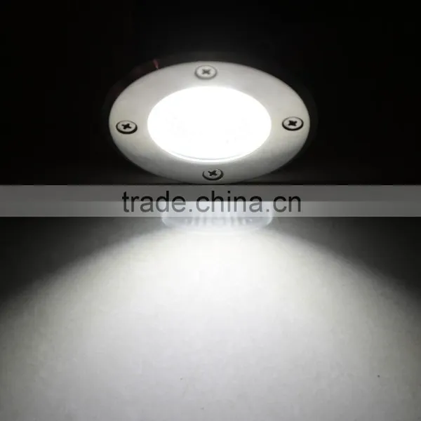 2016 Plaza Floor Lamp COB 3w LED IP67 Led Underground Lights Led Recessed Lights photo-2