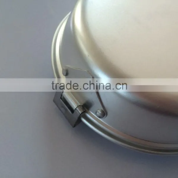 Aluminum Army-using Oval Travel Lunmch Box With Handle photo-5