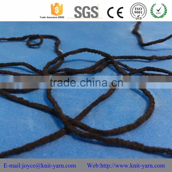 China Factory Price Nice Look Polyester 4.2NM Chenille Yarn photo-3