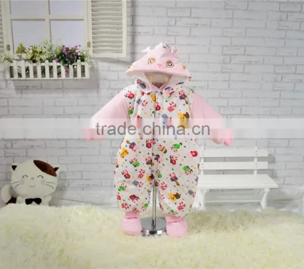 Newborn 100% Colored Cotton Plain Baby Winter Clothes Factory Organic Baby Rompers Wholesale Baby Clothes photo-5