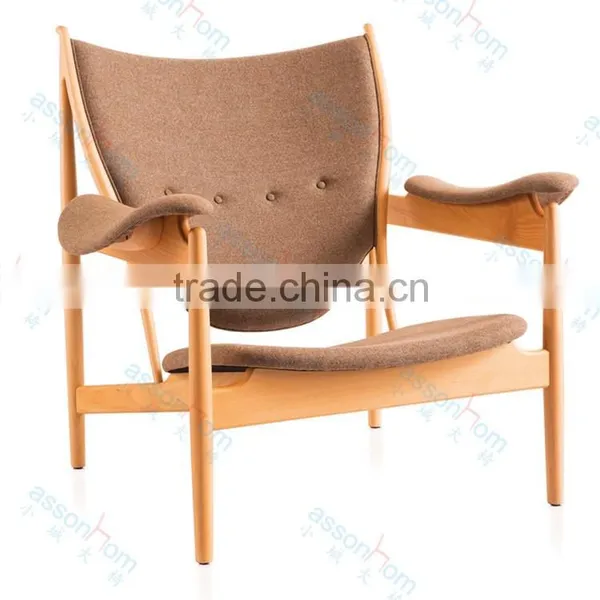 Hans Wegner Wooden Lounge Chair photo-3