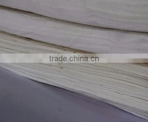 White Plain Cotton Canvas Fabric photo-6