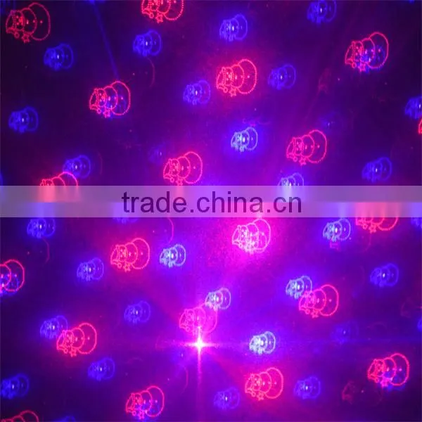Lanling 200mW RB 8Gobos Mini RB Twinkling Laser Light photo-2