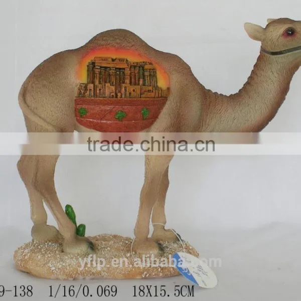 Resin Statue Souvenir, Polyresin Camel Figurine, Bur Al Arab, Dubai Souvenirs photo-3