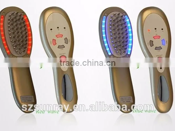 Scalp Massager Machine & Comb Vibrating Electric Hair Scalp Massager Hair Straightening Comb photo-2