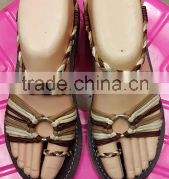 THAILAND BRAIDED MOUNTAIN TRIBE BEACH SANDALS