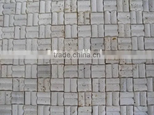 New Calacutta White Chevron Best Selling Bathroom Marble Mosaic photo-5