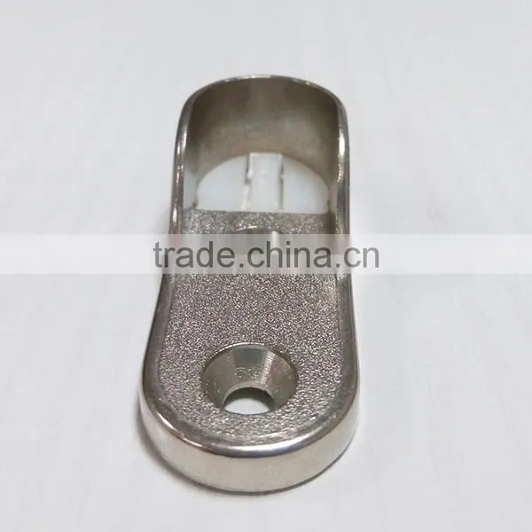 Furniture Hardware Oval Wardrobe Tube Holder Bracket photo-4
