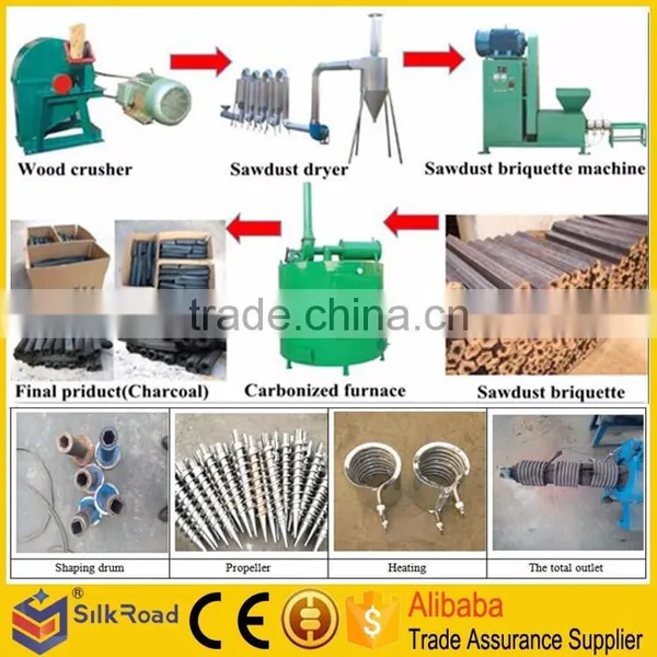 Professional Sawdust Briquette Charcoal Making Machine photo-2