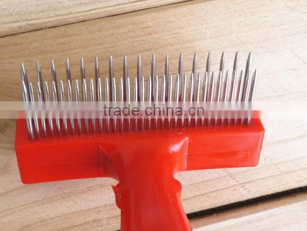 Two Rows Teeth Pet Comb With Special Shape photo-4