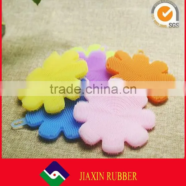 Hot Sale Kitchen Tool Fruits Vegetables Scrubber Brush Protect Cleaning Brushes Silicone Scrub Brushes photo-3