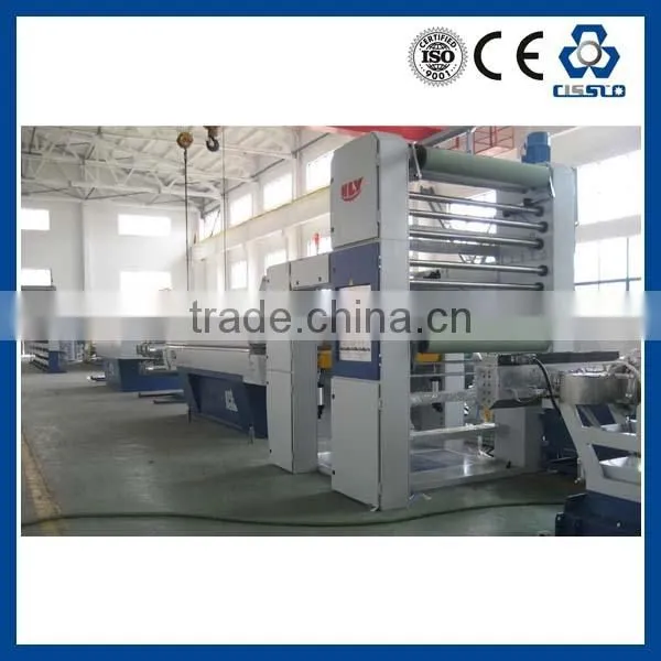 EUROPEAN STANDARD HIGH PERFORMANCE POLYPROPYLENE FLAT YARN EXTRUSION MACHINE LINE photo-3