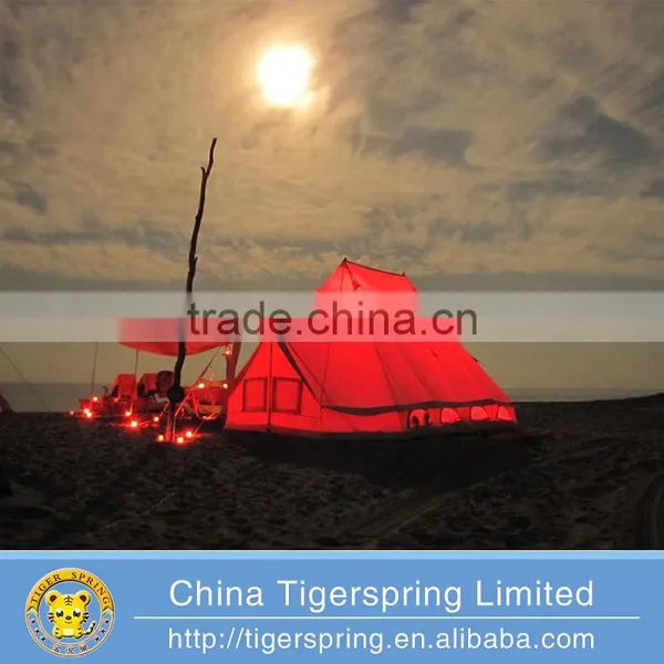 6m Waterproof Heavy Duty Canvas Bell Tent Camping Family Tent Outdoor photo-2