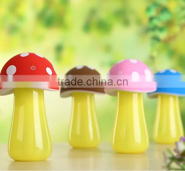 Mini Portable Cartoon Mushroom Cute Design Air Humidifier, Household Colorful LED Light Air Personal Humidifier For Sale photo-5