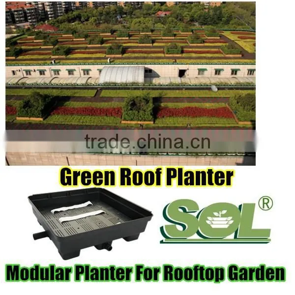 Green Roof System Modular Box Planters for Vertical Green Roof photo-2