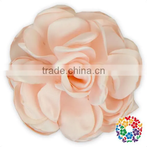 Wholesale Satin Ribbon Flowers Artificial Light Blue Flower Rose Flowers Artificial Cheap Price photo-3