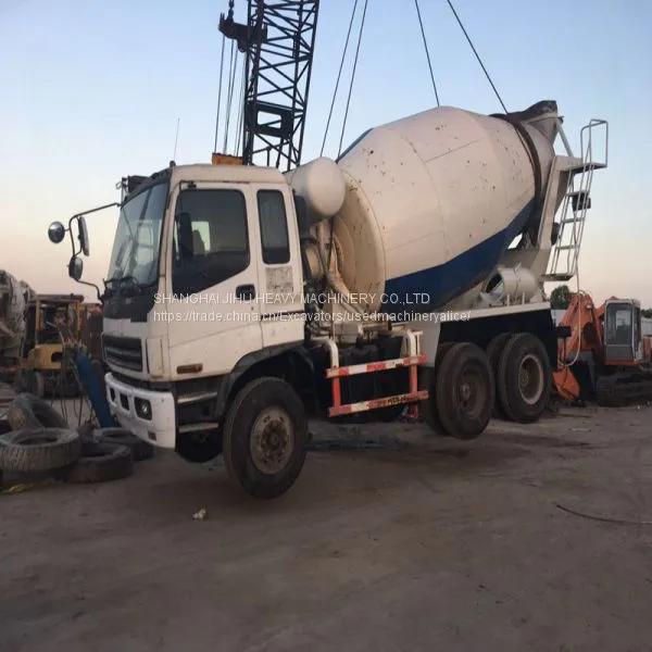 8cbm использованный грузовик-бетоносмеситель Isuzu photo-5