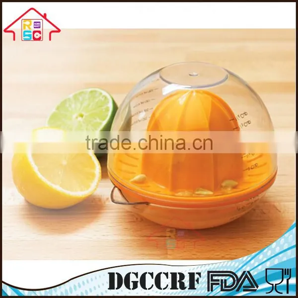 NBRSC Progressive Dome Lid Manual Citrus Juicer Lemon Juice Extractor Hand Plastic Lemon Squeezer photo-3