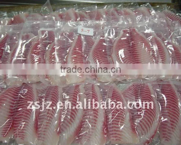 IQF Tilapia Fillet Normal Skinned