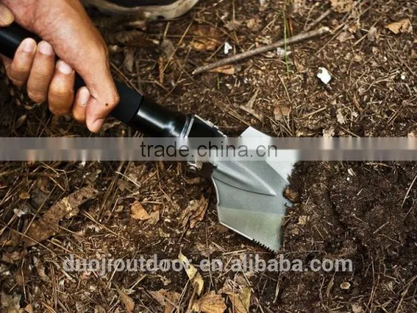 High-quality Multi-use Outdoor Sport Gear With Shovel Hoe Knife Hook Fire Starter photo-5