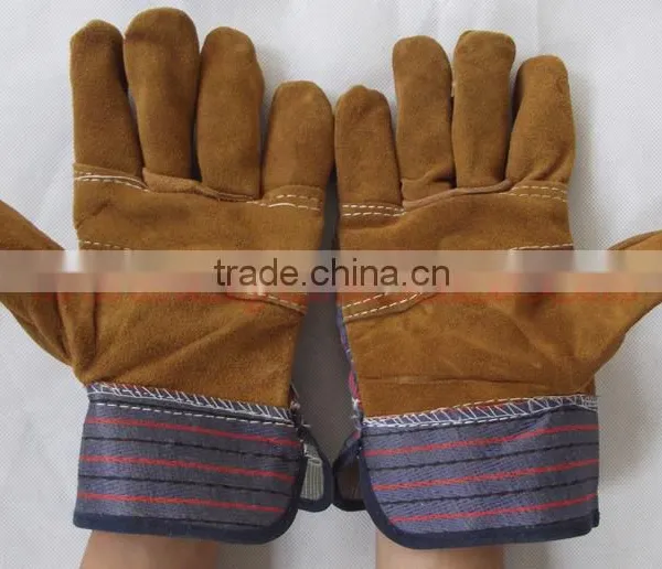 Cow Leather Gloves Work Gloves Cowhide Glvoes Working Glove Cow Split photo-3