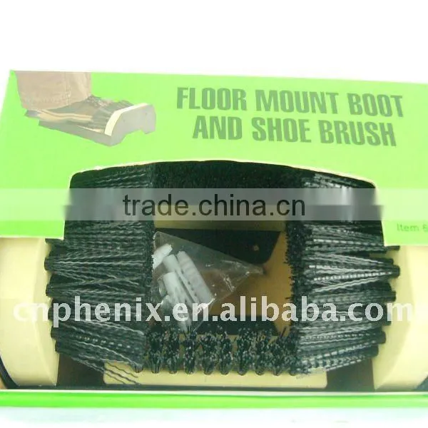 Plastic Utility Boot and Shoe Brush&scraper