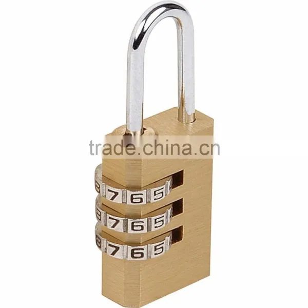 Brass High Security Luggage Outdoor Combination Mini Padlock photo-2