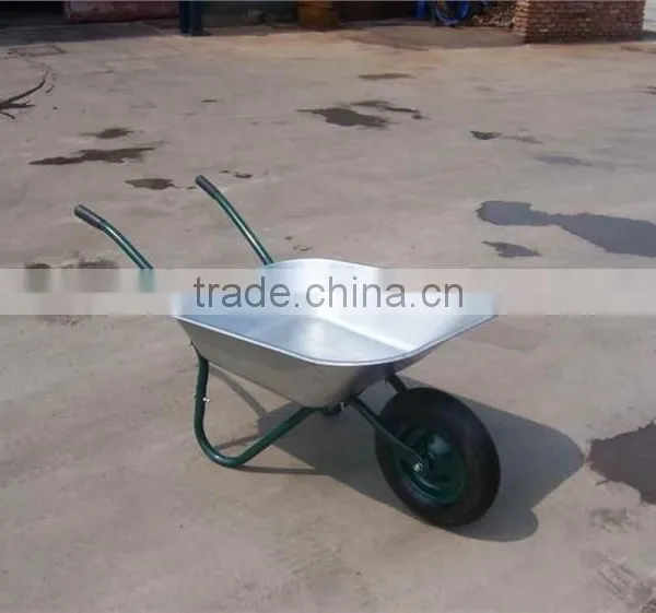 Solid Wheel Aluminum Tub Hand Wheel Barrow for Agriculture photo-2