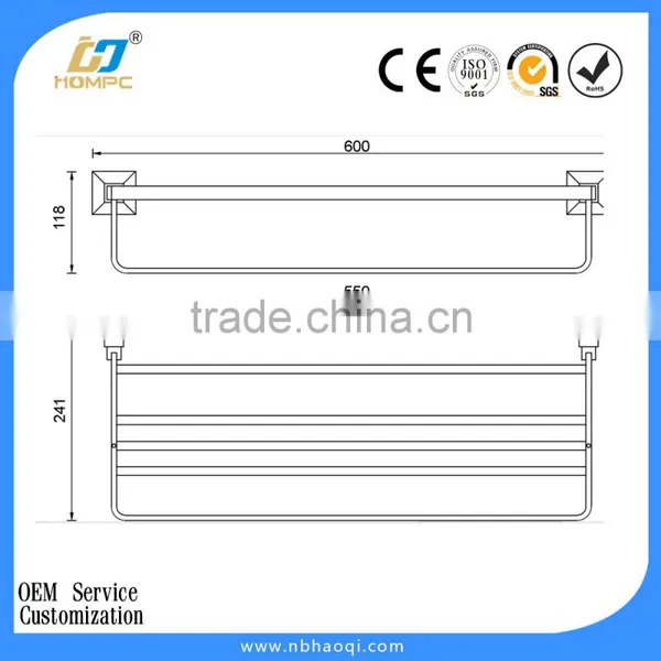 Hot Sale of Bathroom Double Bath Towel Shelf photo-2