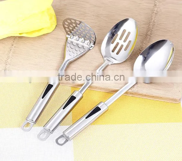 Kitchen Cooking Tools Stainless Steel Spoon Short Handle Spoon photo-5